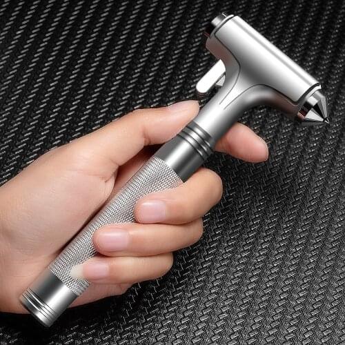 Auto Safety Hammer Multi-function Hammer Window Breaker Survival Emergency Tool U Car Rescue Tools Car Auto Accessories