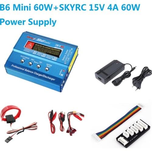Original SKYRC IMAX B6 Mini 60W 6A Balance Charger Discharger with Power Supply for LiPo Li-ion LiFe Nimh Nicd Battery