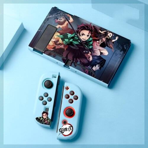 Demon Slayer ForNintendo Switch Protective Cover Back Split Shell Anti-Fall Protective Shell Protective Sleeve