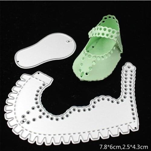 Baby Shoes Metal Cutting Dies Stencil for DIY Scrapbooking Album Embossing Paper Cards Deco Crafts Die Cuts