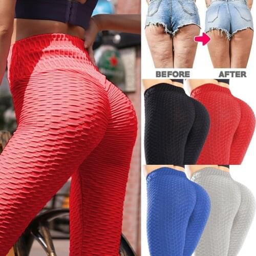 KIWI RATA High Waist Butt Lifting Anti Cellulite Workout Running Leggings for Women Yoga Pants Tummy Control Leggings Tight