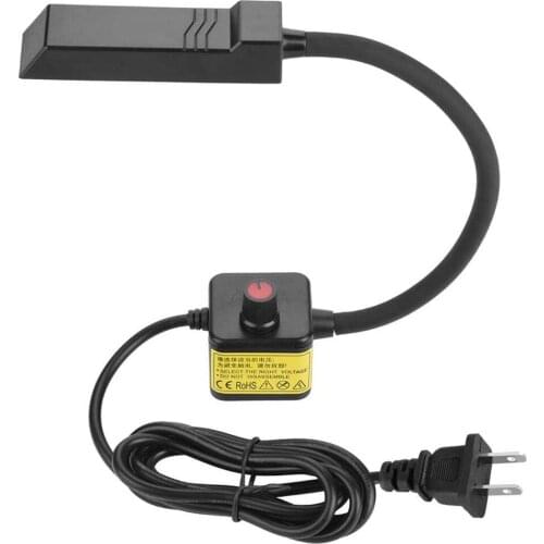 AC110V-220V Magnetic Mounting Base Work Gooseneck LED Light Dimmable 30LEDs Sewing Machine Light for Workbench Lathe Drill Press