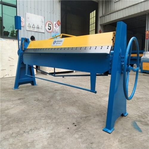 Metal Hand Folding Machine 1.5mm Aluminum Sheet Manual Bending Machinery For Sale