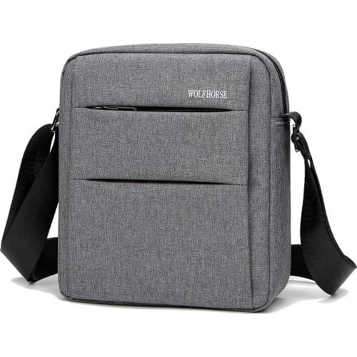 2020 Men‘s’ Oxford Cloth Single Shoulder Business Messenger Bag Cross-body Leisure Waterproof Zipper Mens Bag