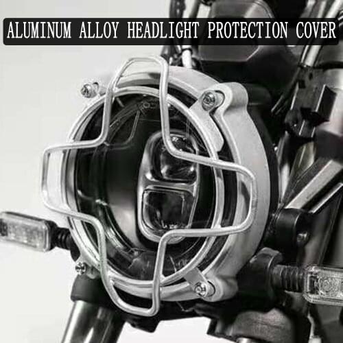 NEW Super For SOCO TC Original Special Headlight Protection Net Retro Anti-Collision Lampshade Aluminum Alloy Protective Cover