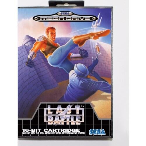 Last Battle Game Cartridge 16 bit MD Game Card With Retail Box For Sega Mega Drive For Genesis