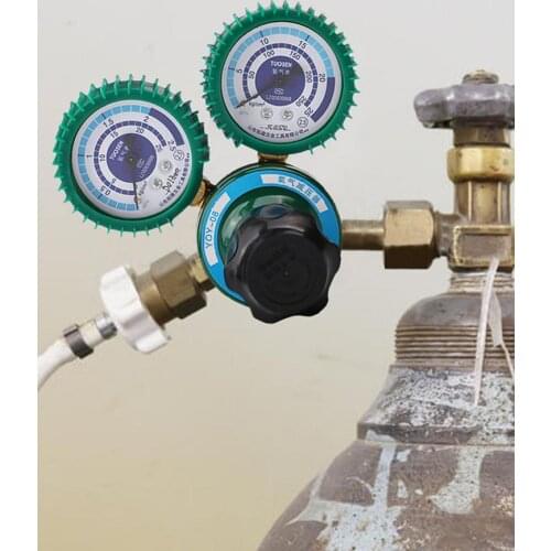 Shockproof Oxygen Pressure Reducing Valve Easy Operation Gauge Pressure Reducer Gauge Meter Flow Gauge Gas Regulator