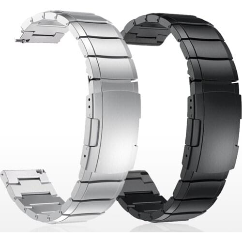 Stainless Steel Watch Strap for Samsung Galaxy Watch 3 41mm/45mm/Active 2 Watch Band for Huawei Watch GT 2 Bracelet Accessories
