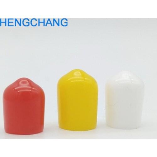 3colors 8mm Rubber cover Rubber Covers Dust Cap for RCA socket connector metal tubes 99pcs/lot