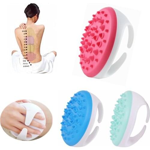 Handheld Bath Shower Anti Cellulite Full Body Massage Brush Slimming Beauty Neck Back Leg Body Acupuncture Massager Bath Tool