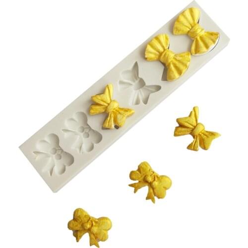 Bow lace silicone mold fondant cake decoration tool chocolate mold fondant clay mold