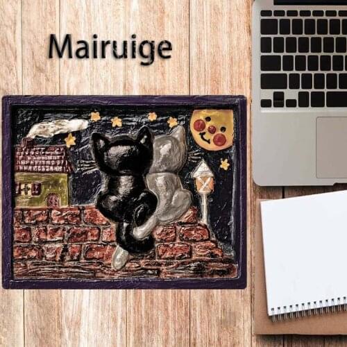 Mairuige super invincible cute cat mouse pad, popular computer desk pad, non-slip keyboard pad for games, suitable for csgo dota
