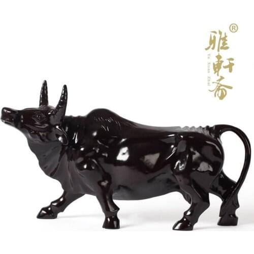 T rosewood woodcarving and ornaments Zodiac cattle oversized 60 new bull woodcarving cattle birthday gift