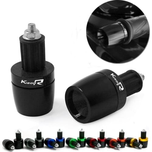 Universal Motorcycle 7/8"22MM Handlebar Grips Ends Handle Bar Grip End Cap Plug Slider For BMW K1200R K1200 R K 1200 R All Year