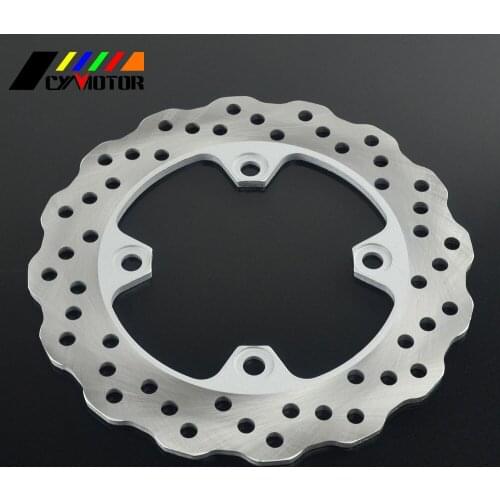 Motorcycle Rear Steel Brake Disc Rotor For KAWASAKI ZX6R ZX6RR ER6F ER6N Z750 ZX9R Z1000 ZX10R KLE650