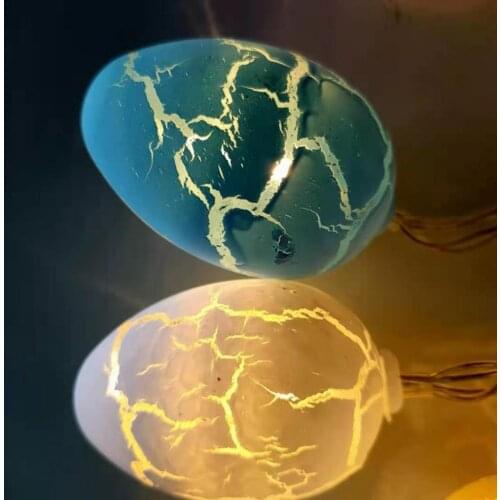 1.5/3M LED Cracked Egg String Light Xmas Easter Colorful Eggs Decoration Lanterns Party Home Decor Kids Holiday Gifts