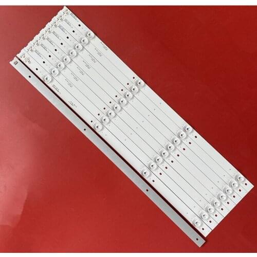 1SET=9PCS LED backlight 4 lamps 4C-LB5504-HR17J 4C-LB5504-HR18J 55HR330M04B5 V4 for 55T1YP 55BC7600 55U6780C screen LVU55