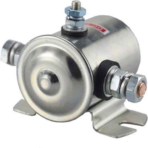 1PC Solenoid Relay Switch12V 200A Golf Cart Winch Marine Terminal Relay Home Improvement Electrical Equipment Tool