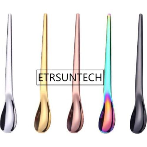 100pcs Stainless Steel Ice Cream Yogurt Spoon Coffee Stirring Spoon Christmas Gift Kitchen Accessories Tableware