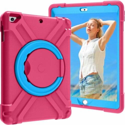 360 EVA Coque for iPad Air 2 Air 1 Kids Case Shockproof Stand Holder A1474 A1475 A1566 Funda for iPad Air 2 Children Cover 9.7