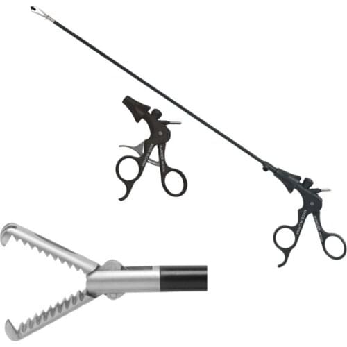 4Pc Laparoscopic Graspers Forceps Instrument 5mmx330mm 5mmx450mm 2 Yrs Warranty