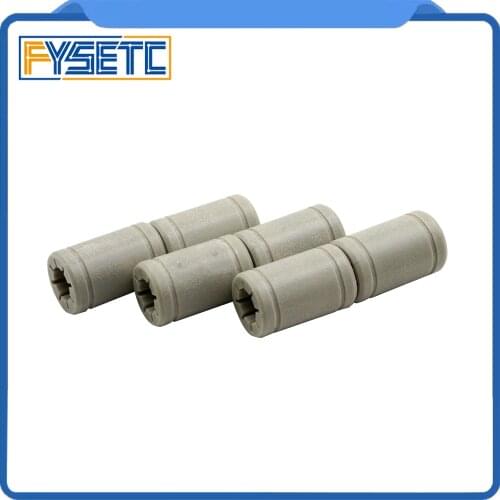 6pcs/lot RJ4JP 01 08 VS Drylin RJ4JP-01-08 Plastic LM8UU 8 mm Linear Ball Bearing Bushing For Anet Prusa i3 3D Printer