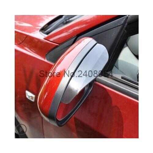 2 Pcs Car rearview mirror rain eyebrow block rain gears for Lada Granta Largus Kalina Priora