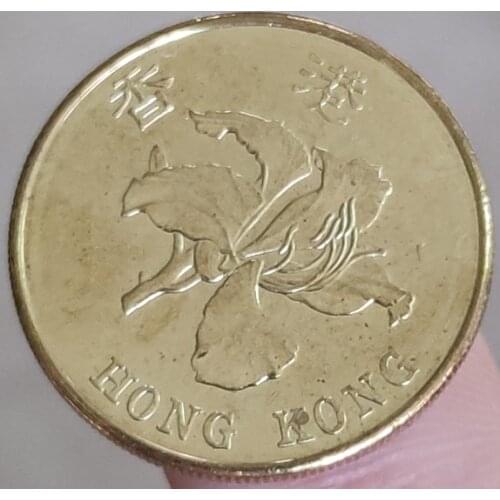 22.5mm Bauhinia flower Hongkong ,100% Real Genuine Comemorative Coin,Original Collection