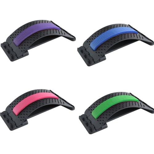 Back Massage Stretcher Lumbar Support Relaxation Spine Pain Relief Board Eco Friendly Neck Massage Office Use Fitness Equipment