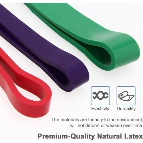 Natural latex fitness rubber band resistance band unisex yoga elastic strength training elastic belt sports equipment