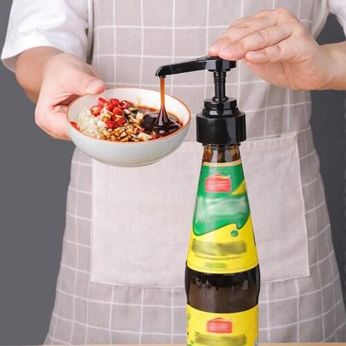 1pc Kitchen Tools Oyster Oil Pump Creative Leakproof Liquid Dispenser Pump Replacement Syrup Pump Kitchen Accessories