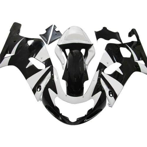Platic fairing kit for SUZUKI GSXR 600 750 2001 2002 2003, White Black Fairings GSXR600 GSXR750 k1 k2 k3 PL120