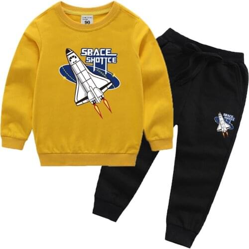 ZWY883 New Spring Autumn Baby Boys Girls Clothes Children Letter Sets Pants 2Pcs/sets Toddler Fashion Costume Kids Tracksuits