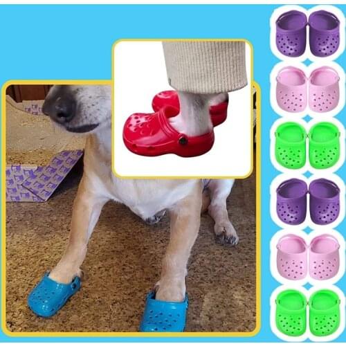 Summer Dog Shoes Breathable Mesh Puppy Pet Dog Shoes For Small Dogs Cats Anti-Slip Chihuahua Pug Sandals Shoe Candy Coloured