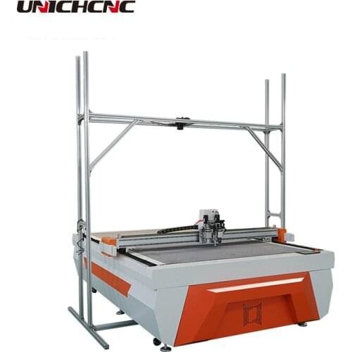 CCD carema vibrating knife paper cardboard box leather shoes cutting machine
