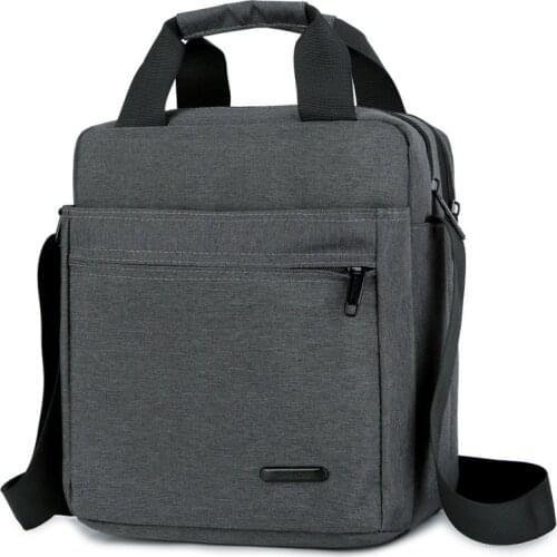 New Mens Vertical Shoulder Bag Business Briefcase Waterproof Oxford Cloth Cross body handbag Single strap on shoulder