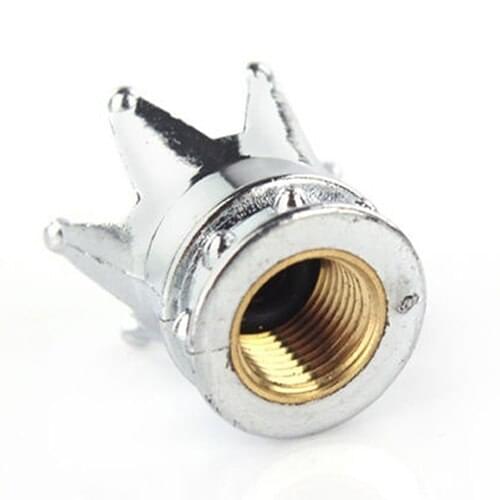 Useful Silver Crown Tyre Tire Valve Stems Air Cover Car Truck Wheel Rim Dust Cap