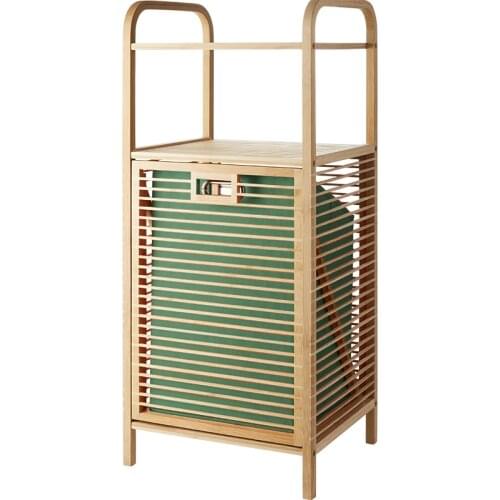 Nordic Dirty Clothes Basket Receive Bathroom Shelf Laundry Bamboo Box Makeup Organizer Caixa Organizadora Clothing Organizer