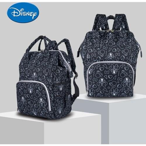 Disney Diaper Bag Mummy Daddy Backpack Baby Stroller Bag Waterproof Oxford Handbag Nursing Nappy Bag Kits for Baby Care