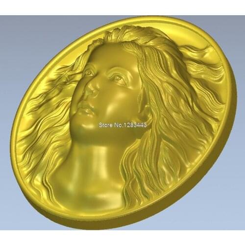 High quality New 3D model for cnc 3D carved figure sculpture machine in STL file The beauty_2