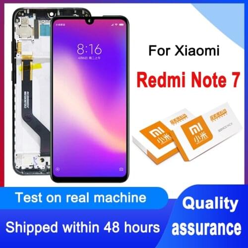 100% Tested 6.3" Display Replacement For Xiaomi Redmi Note 7 LCD Display Touch Screen Digitizer For Redmi Note7 Pro LCD Screen