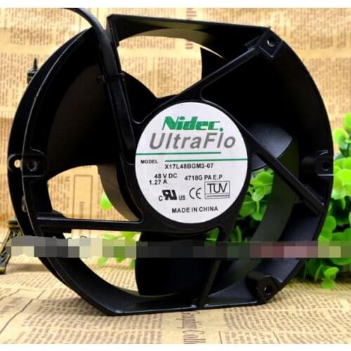 1PCS NEW NIDEC X17L48BGM3-07 48V 1.27A 172*150*51 cooling fan