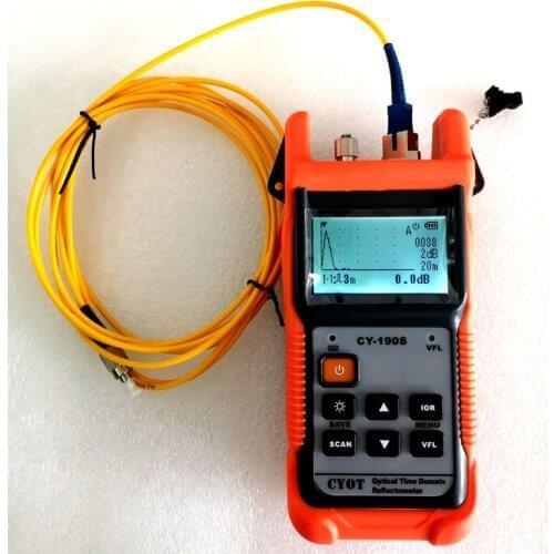 【100% New] Handheld OTDR CY-190S Optical Time Domain Reflectometer CY190S Built-in 5km VFL