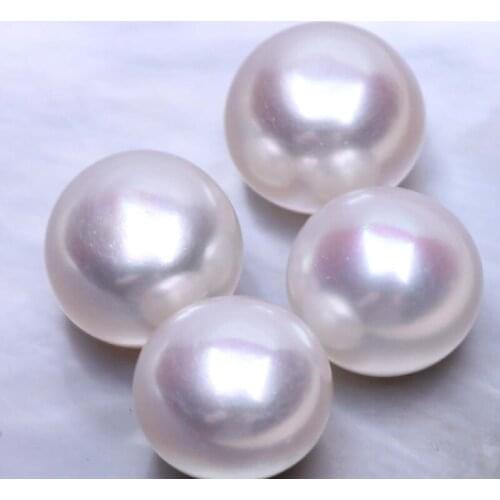200pcs/lot 6-6.5mm Small Size Loose Natural Freshwater button Pearls Half Hole for Necklace Accessories Jewelry