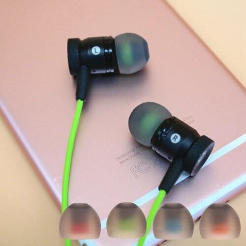 3 Pairs (S/M/L) Soft Silicone Replacement Eartips Earbuds For Earphone Headphone