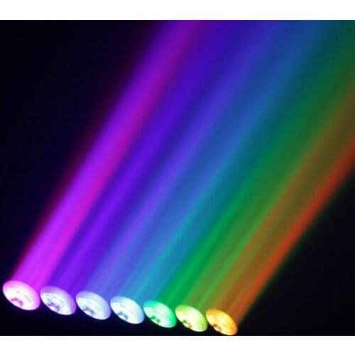 4pcs/lot factory price 7pcs 15W full color rgbw led beam moving head dmx dj lighting for home party