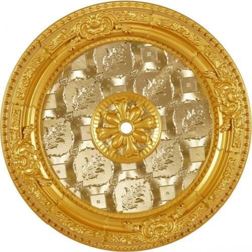 Decorative Round Designed Vintage Looking Ceiling Medallion for Chandeliers 90cm 35.43