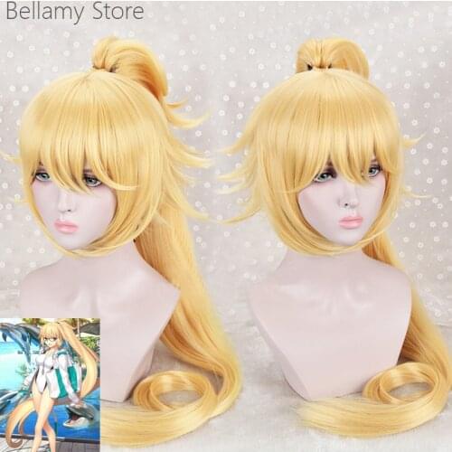 Fate Grand Order Jeanne d'Arc Cosplay Costumes Hair Wigs+Wig Cap