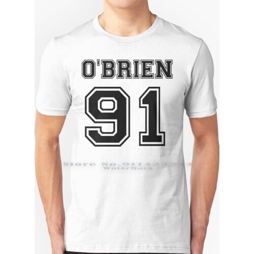 O'brien 91 T Shirt 100% Pure Cotton Teen Wolf Dylan Obrien Colton Haynes Tyler Hoechlin Stiles Stilinski Sterek Maze Runner
