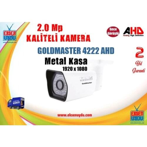 Goldmaster GHC-4222RF 2MP 3.6MM IR BULLET AHD Camera